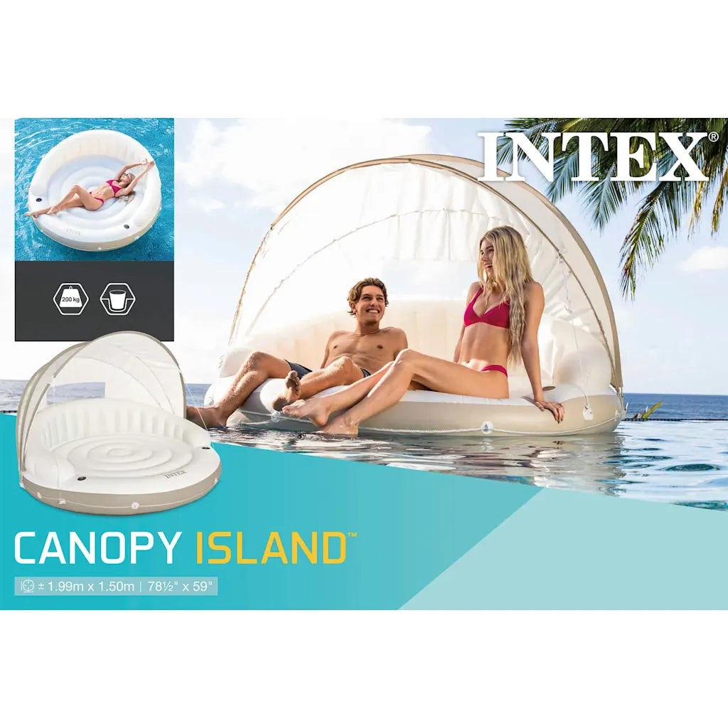 INTEX Isola Galleggiante con Parasole 199 x 150 cm 58292EU 90811