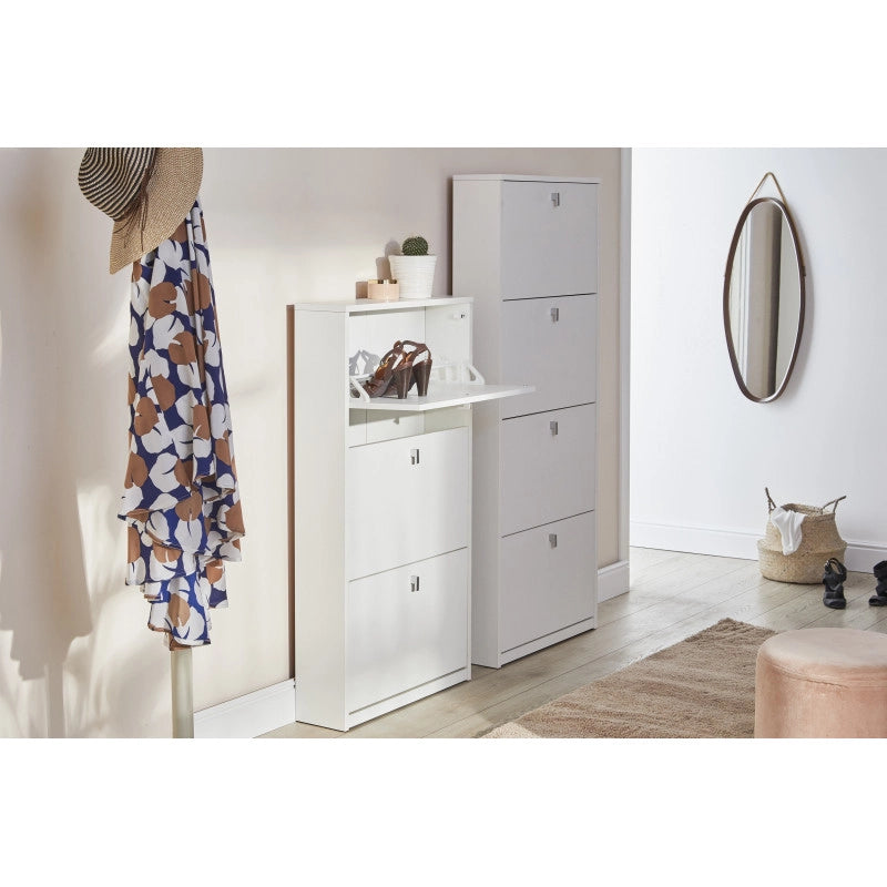 Scarpiera 3 Ante 63L x 18P x h117 – Finitura Cemento – Sarmog