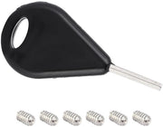 Accessorio per Surf - Vin Vervanging per Surfboard - Incluso 6 Viti Eten Schroeff - Resistente alla Ruggine - Duraturo - Facile da Utilizzare - Attrezzo per Surfboard