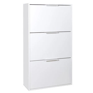 SCARPIERA 3A DOPPIA 119,4X24,8X65CM BIANCO- COMPOSAD- 1,0 pz
