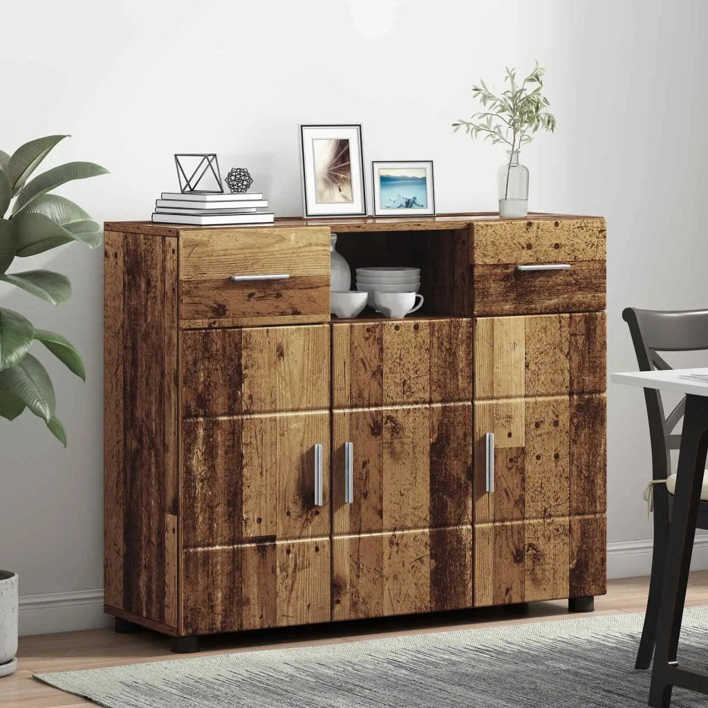 Armadio in Legno con cassetto Legno vecchio 88,5 x 30,5 x 73 cm 880289