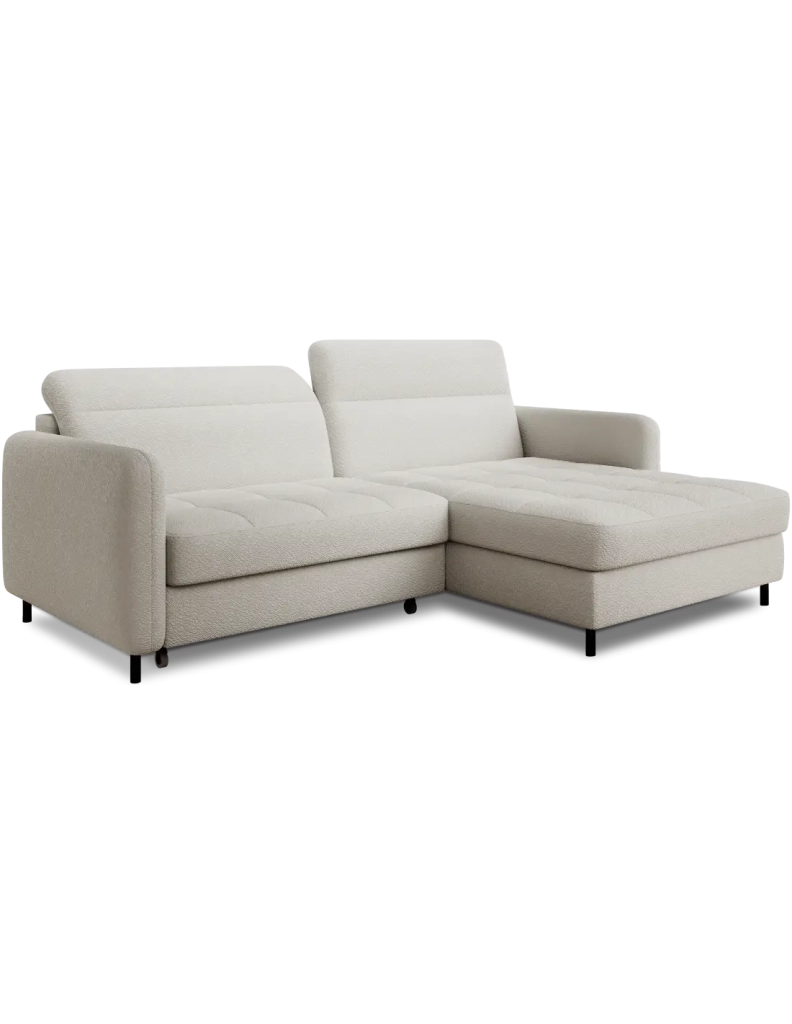 Divano ad angolo collezione GOUMSI colore Bianco alpino