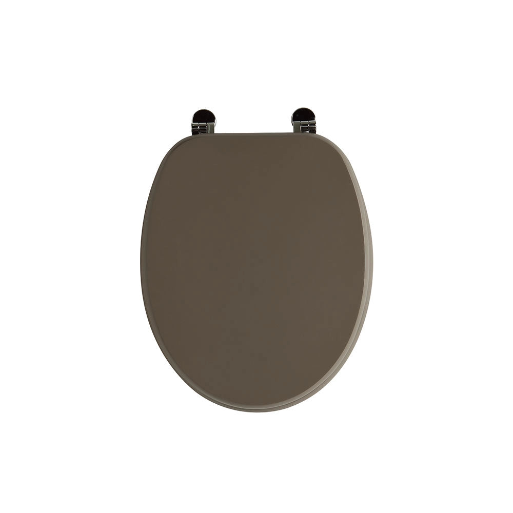 Sedile wc legno tortora scuro opaco
