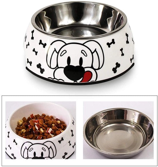 Ciotola per Cane Antiscivolo | Per Cani Piccoli e Medi | Ciotola per Gatto | Ciotola per Cane | Ciotola per Gatto, Ciotola per Cane in Acciaio Inox | Ciotola per Cane in Plastica (Grande)
