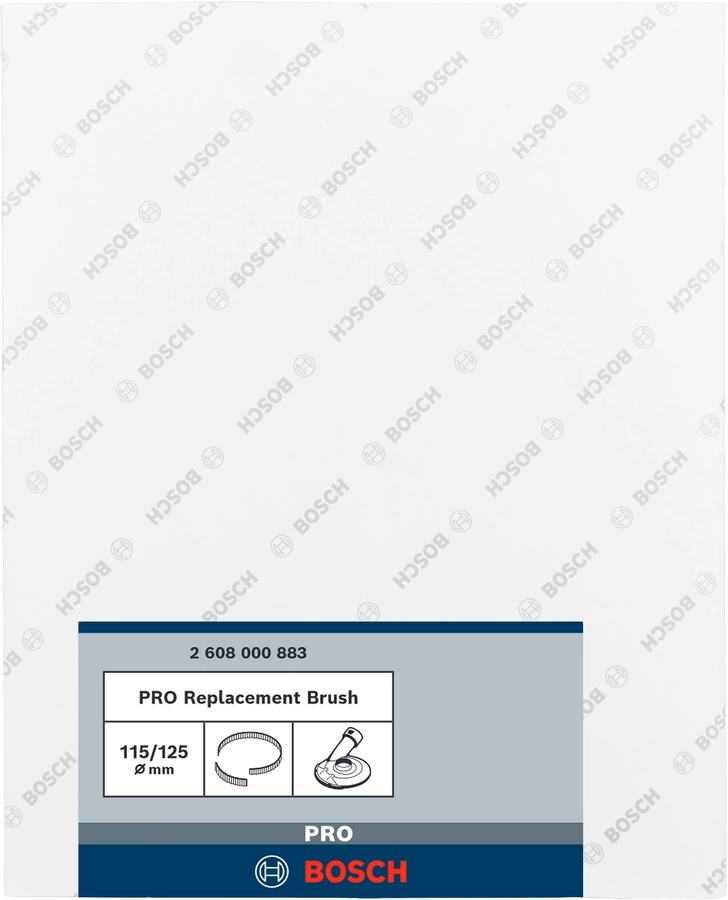 Bosch 2608000883 – Set Spazzole di Ricambio per Cuffia d’Aspirazione Ø125 mm
