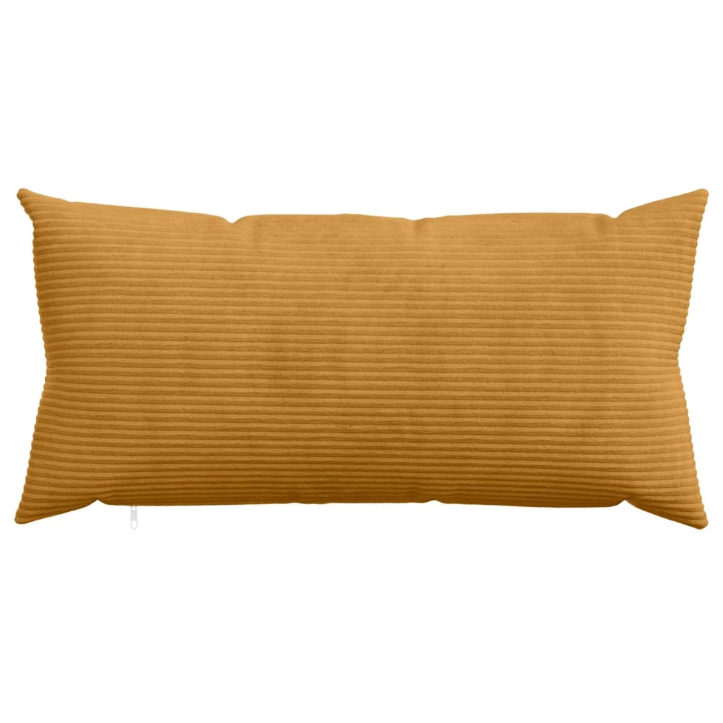 Federa 2 pz HEERLEN Giallo 40 x 80 cm corduroy 909922