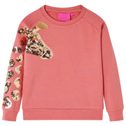 Felpa per Bambini Rosa Antico 116cod mxl 117263