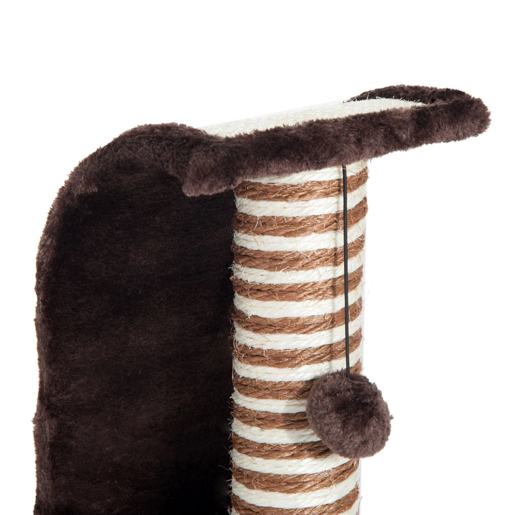 Centro Giochi per Gatti con Poste ¨C zephmum ¨C Marrone 35x30x39cm