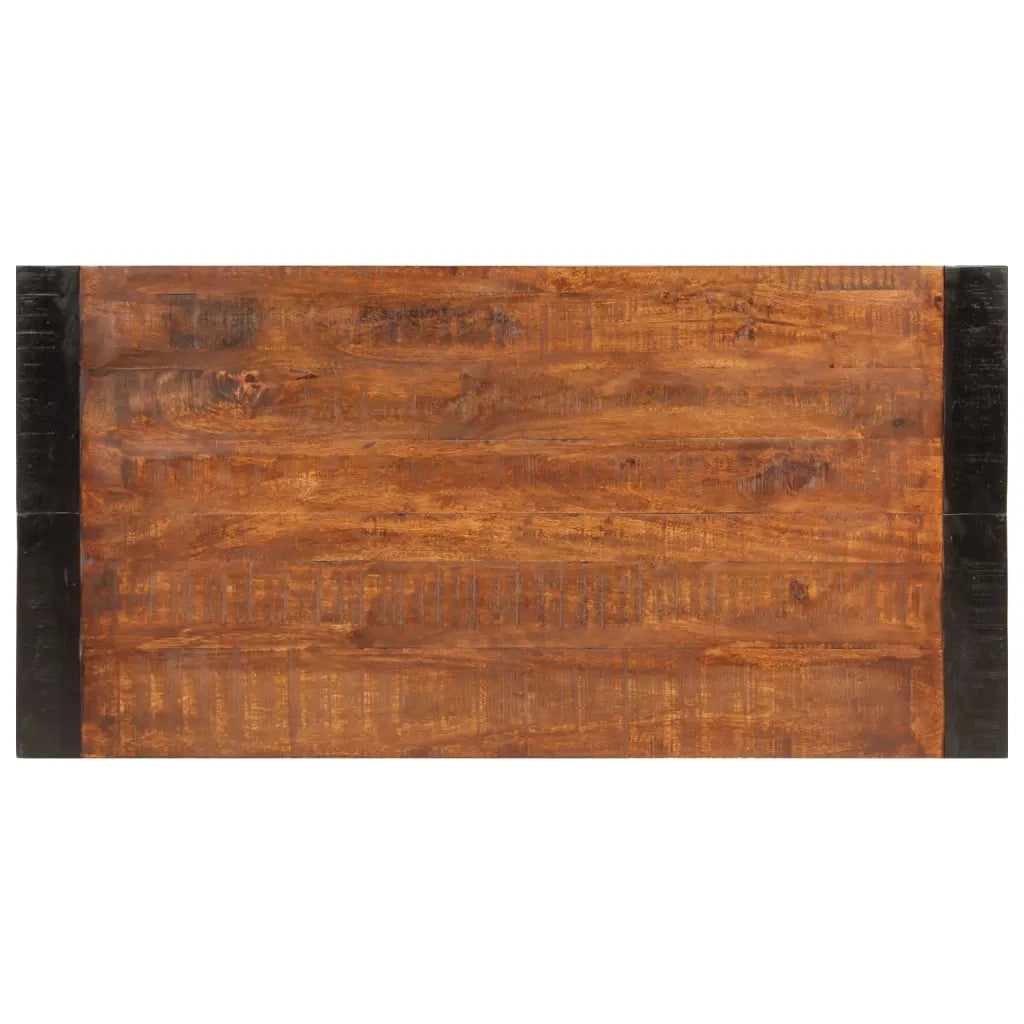 Tavolo da Pranzo ambra 120x60x76 cm in Legno Massello di Mango 356292