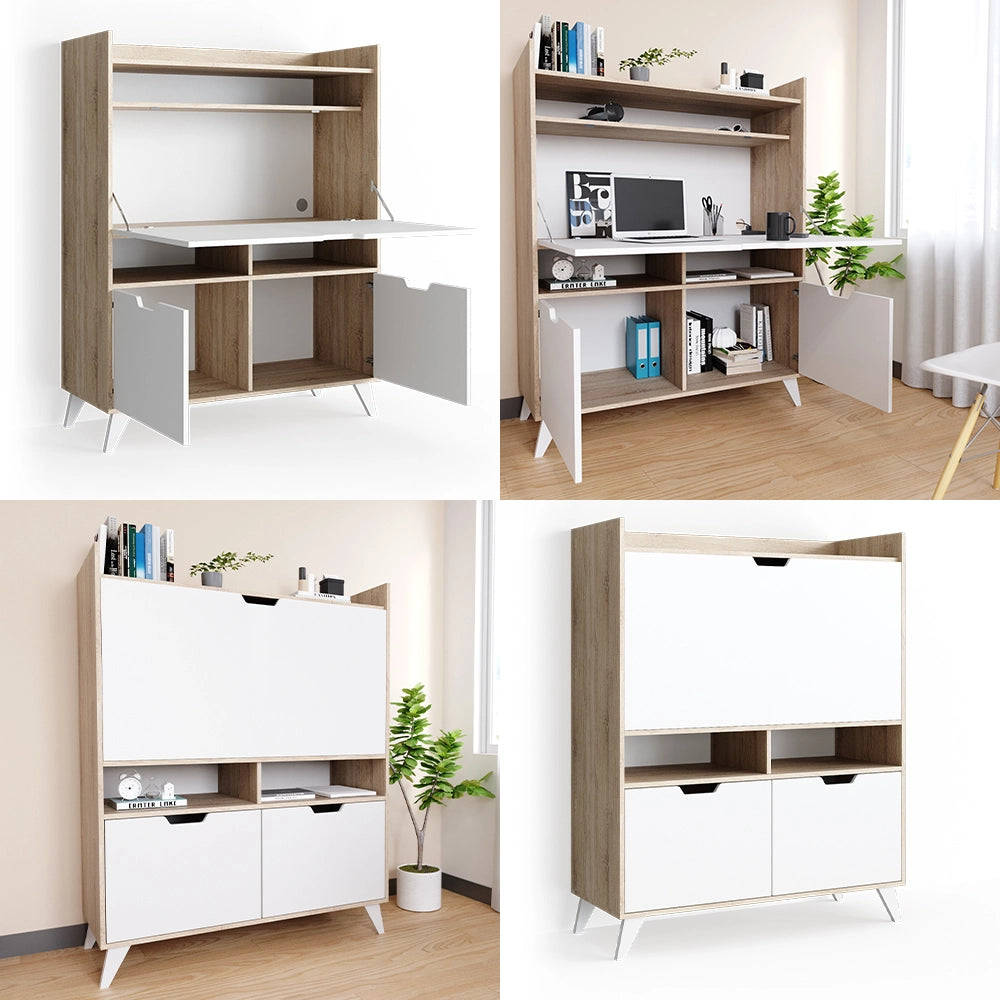 Vicco Scrivania per segretaria Sonoma 110 x 45 cm