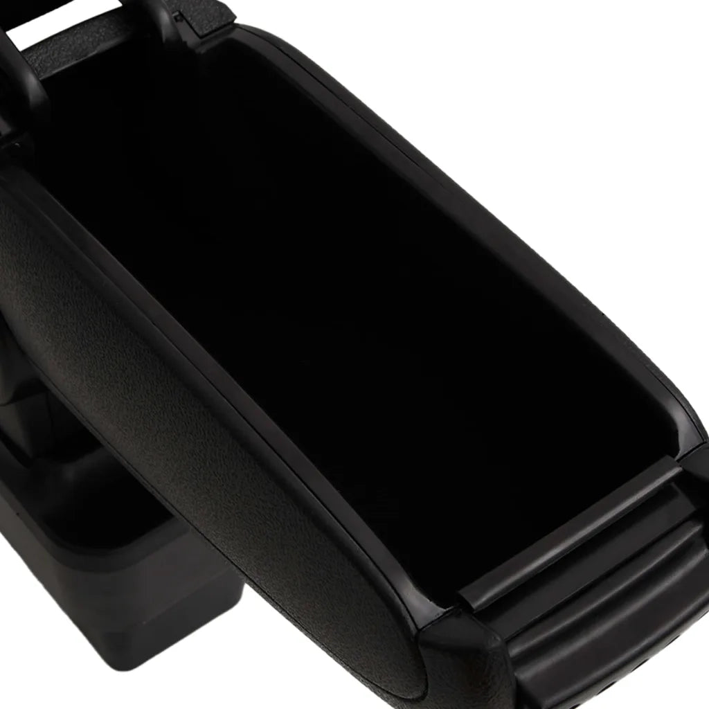 Bracciolo per Auto Nero 13x34x(33-46) cm in ABS