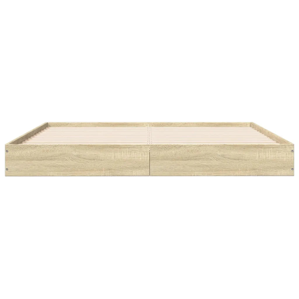 Giroletto senza Materasso Rovere Sonoma 160x200cm in Truciolato