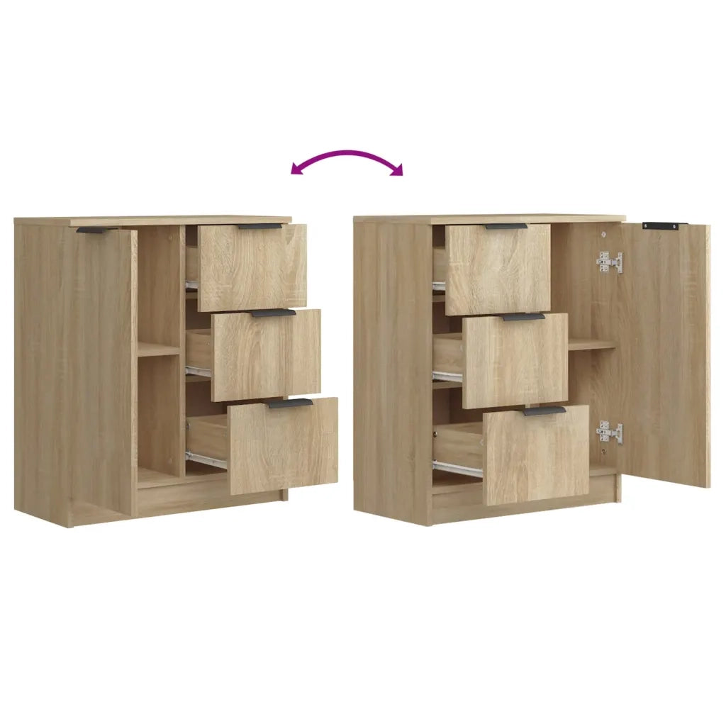 Credenza Rovere Sonoma 60x30x70 cm in Legno Multistrato 811082