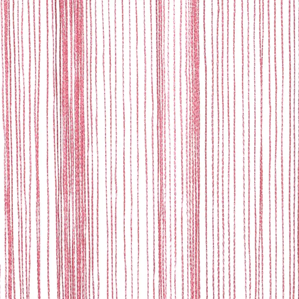 vidaXL Tende a Filo 2 pz Rosa 140x250 cm