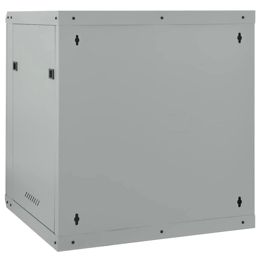 Armadio di rete a parete dal design industriale per ufficio 60 x 45 x 65 cm acciaio grigio 02_0059071