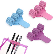 Accessori sanitari Clip per uniforme sanitario per medici e infermieri con porta pen per note (viola + blu + rosa)
