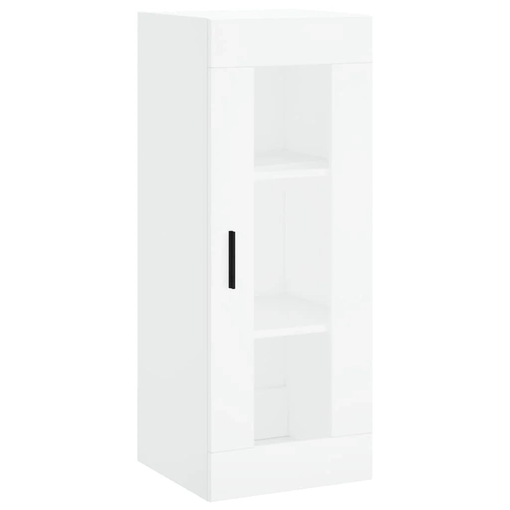 Buffet credenza cassettiera mobiletto mobile contenitore organizer cucina soggiorno salotto alto 34,5 x 34 x 180 cm legno ingegnerizzato bianco 02_0032339