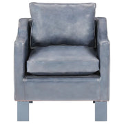 Poltrona Cabriolet Grigia in Vera Pelle 286957