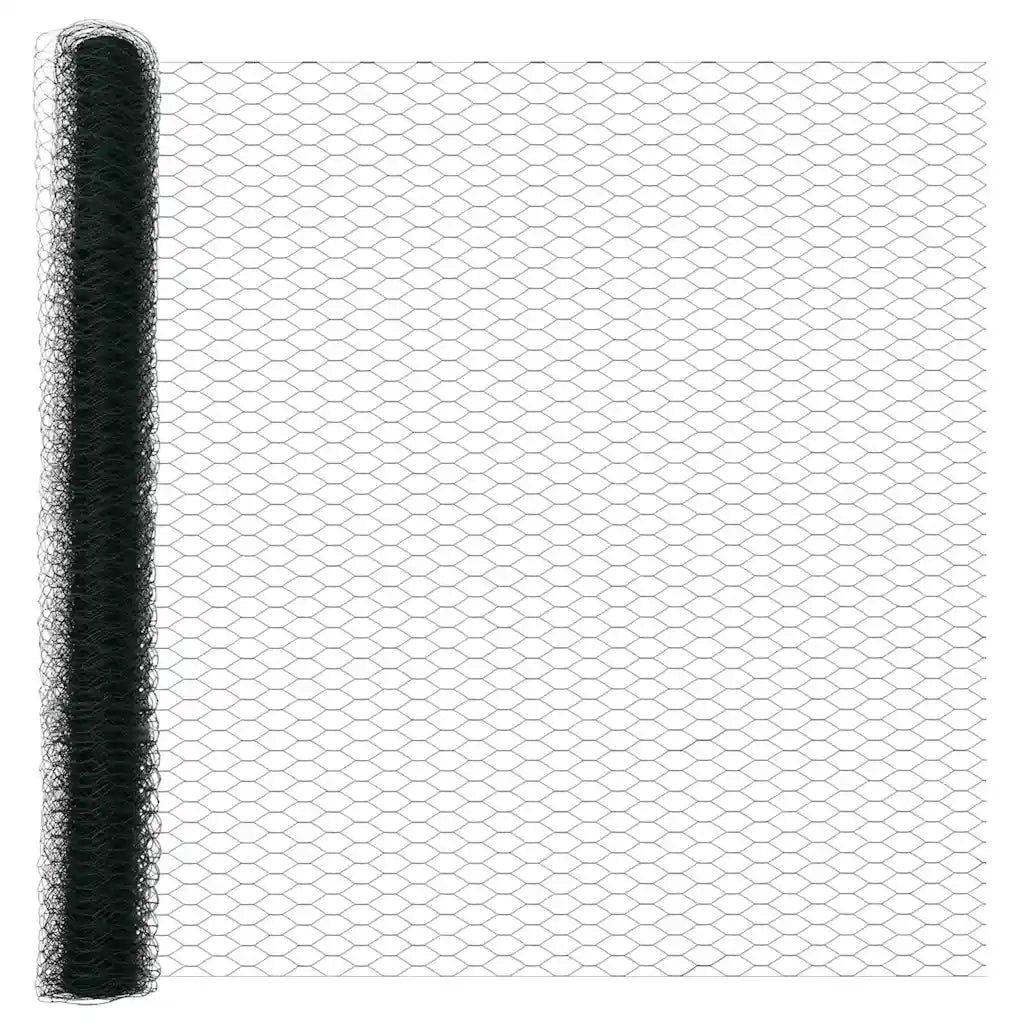 Recinzione Esagonale Verde 1,6 x 10 m PVC 42005363