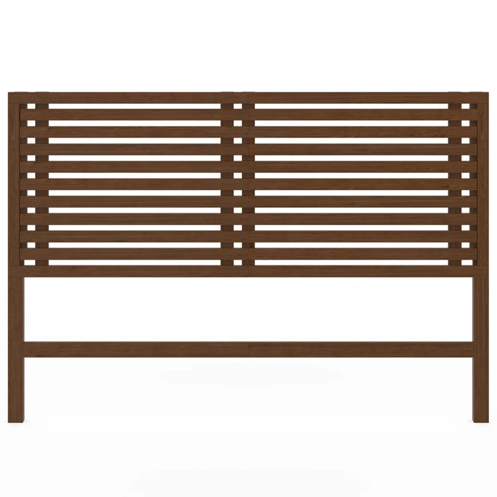 IDMarket - Cabecero de listones de madera envejecida AVA 160 CM