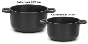 Batteria di Pentole 9 Pezzi in Alluminio Pressofuso Antiaderente Olympia Love