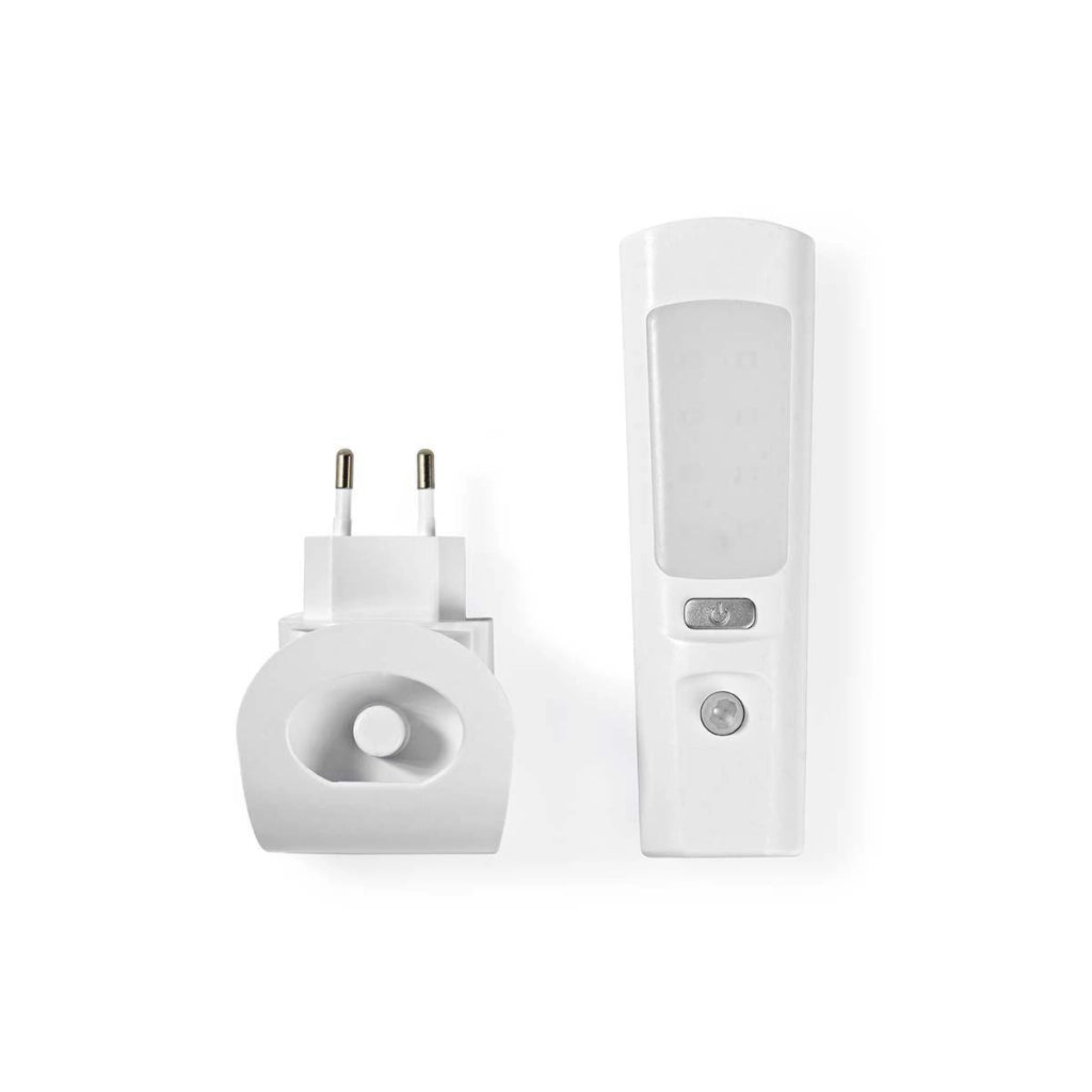 Torcia LED regolabile 2 in 1 con sensore di movimento Bianco Nedis