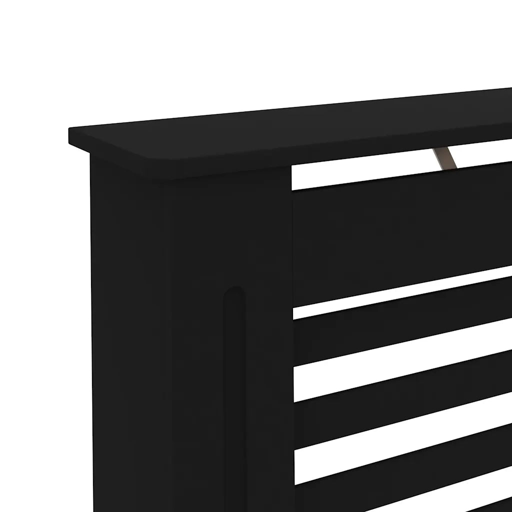 Copertura per Radiatore Nera 172x19x81,5 cm in MDF CFW7986908