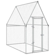 Pollaio Silver 200 x 100 x 190 cm acciaio zincato Silver 02_0041666