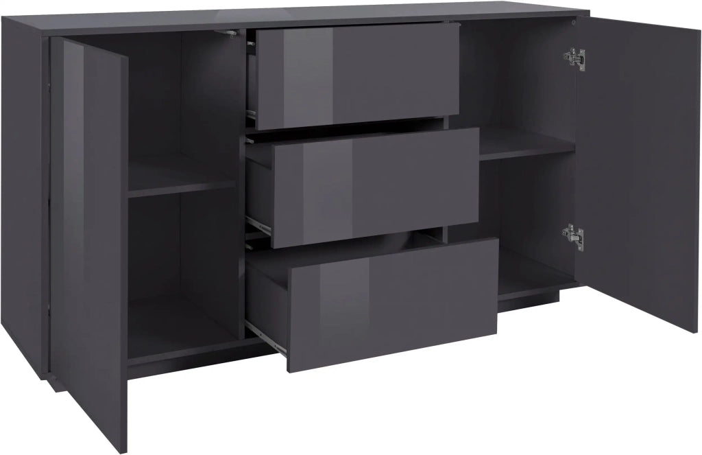 Credenza design moderno mobile soggiorno 160cm buffet Carat Report