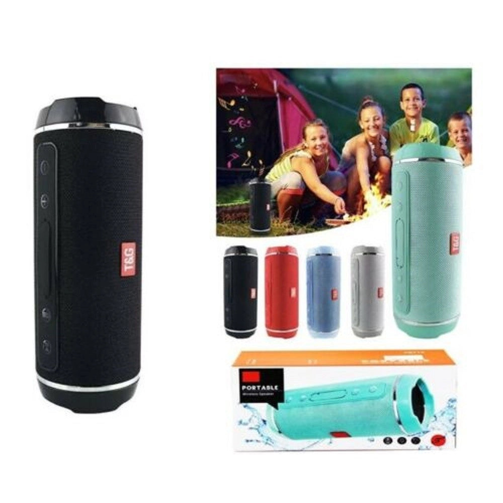 Trade Shop - Speaker Portatile Cassa Bluetooth Tg-116 Con Microfono Usb Tf Vivavoce -