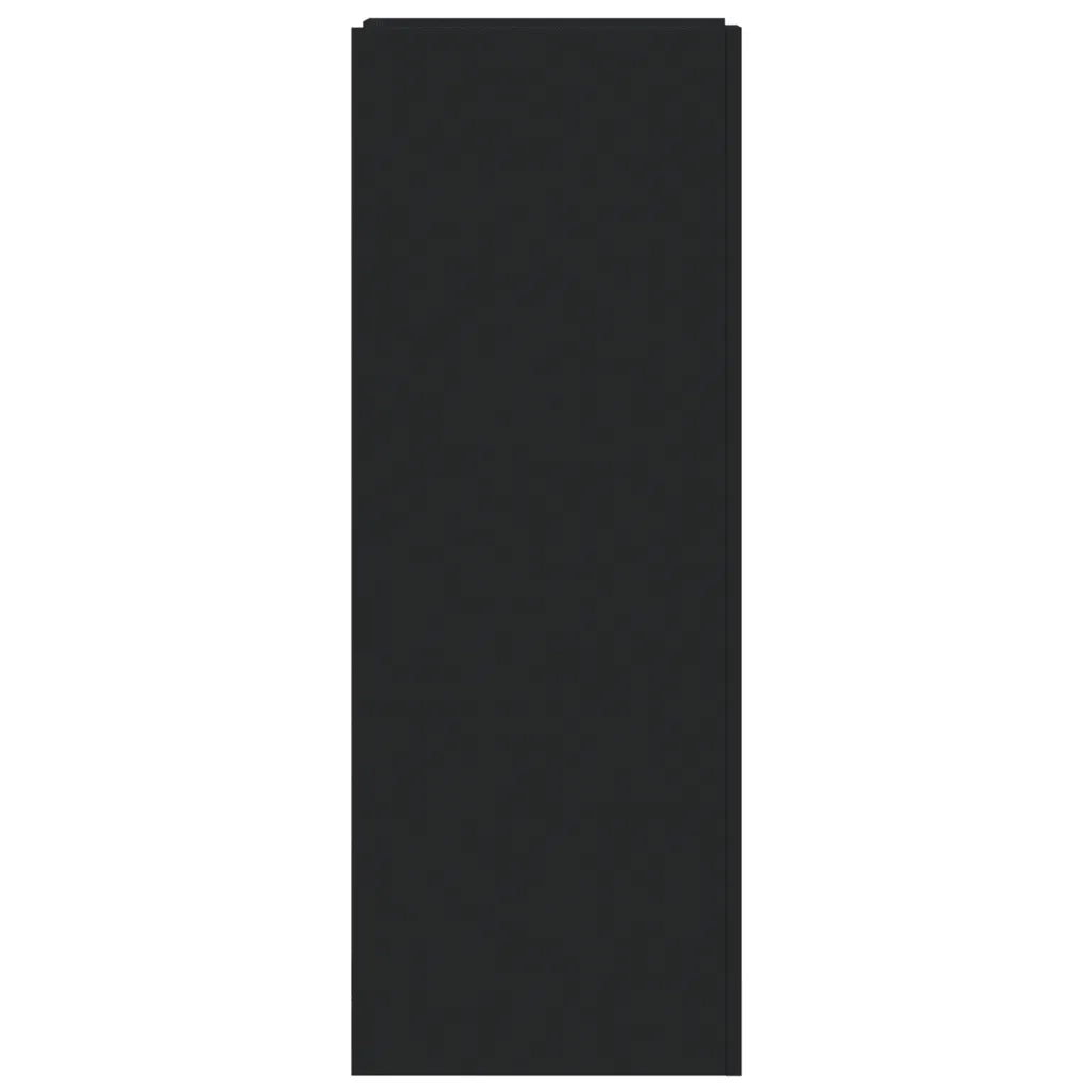 vidaXL Scarpiera Nera 52x37,5x100 cm in Legno Multistrato