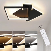 ZMH Lampada da soffitto LED design moderno metallo telecomando per soggiorno