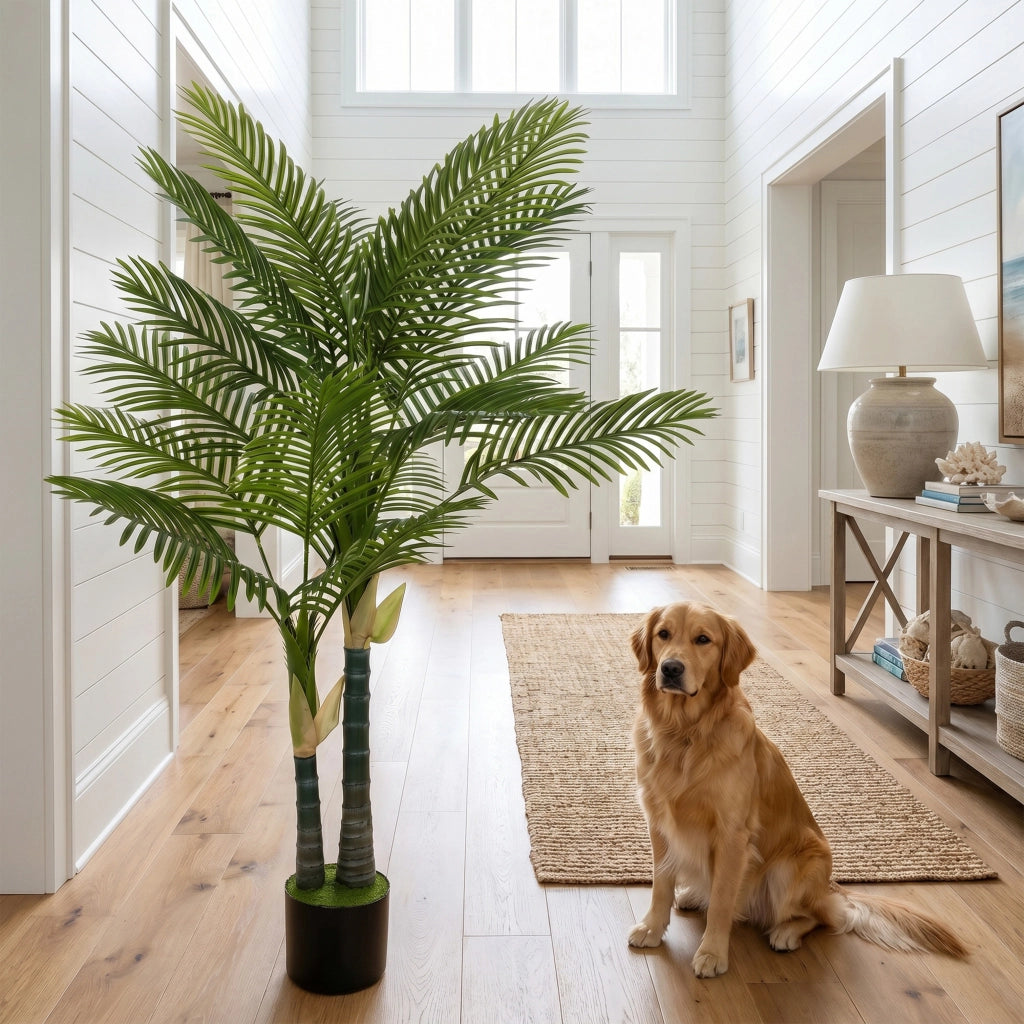 Palma artificiale decorativa in vaso ¨C zephmum ¨C 150cm verde