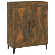 Credenza | Madia | Buffet da pranzo | Armadio da pranzo Rovere Fumo 69,5x34x90 cm in Legno Multistrato