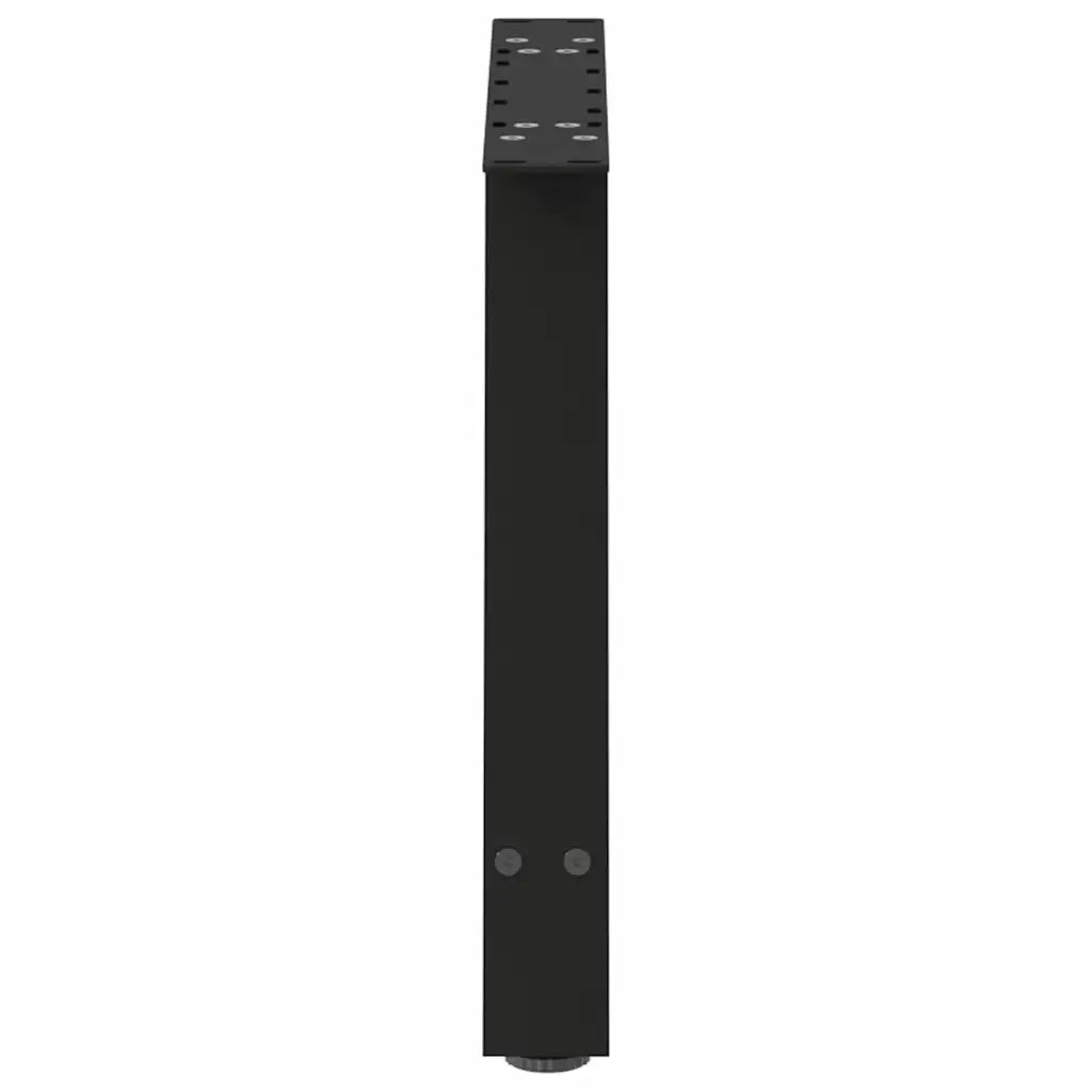Gambe per Tavolino da Caffè a Forma di A 2 pz Nere 60x(42-43) cm Acciaio 4012836