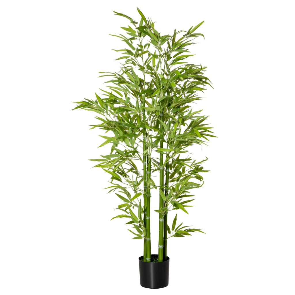 Pianta Finta di Bamb¨´ ¨C zephmum ¨C 150cm con vaso verde per interno esterno