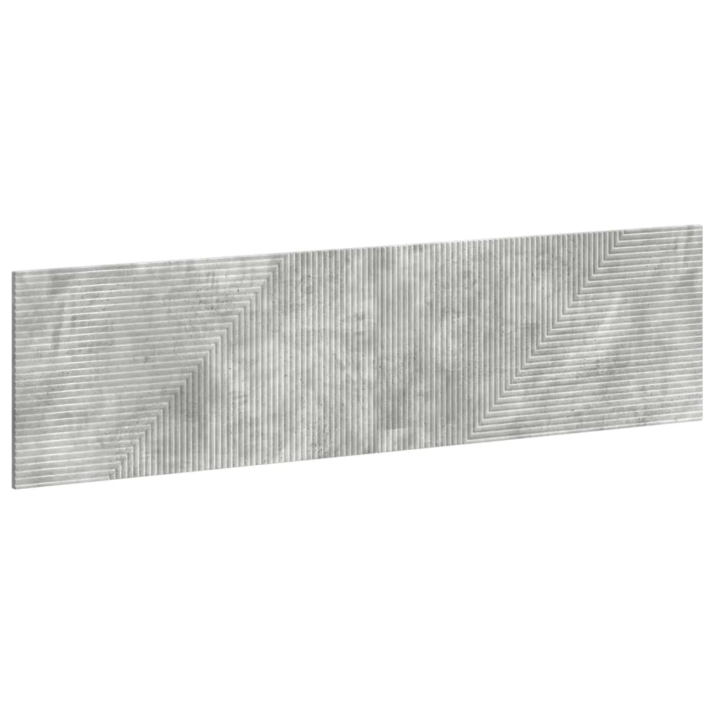Testiera da Muro HAARLEM Grigio Cemento Legno ingegnerizzato 896928