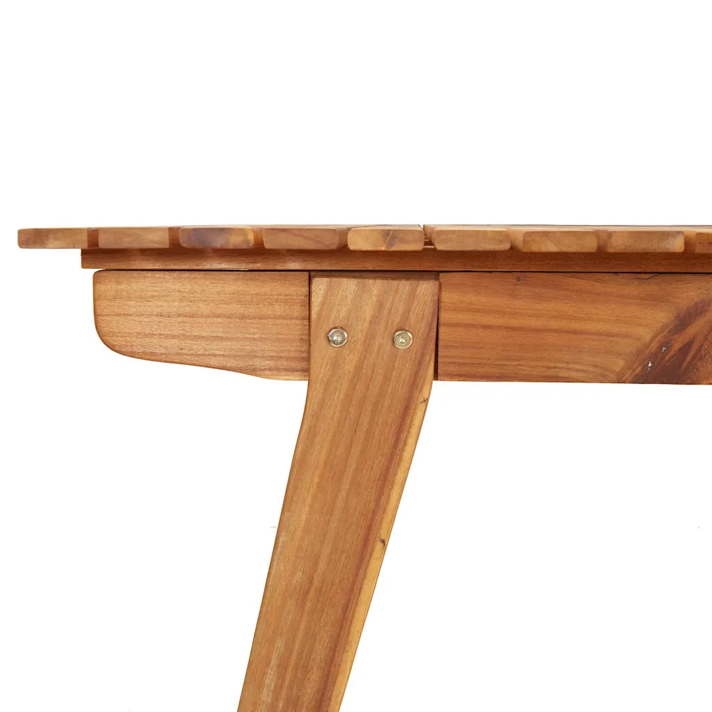 Set da Pranzo per Giardino 5 pz in Legno Massello di Acacia 3156864