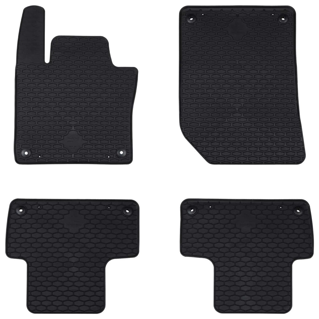 Tappetino per Auto 4 pz Nero adatta per Volvo XC60 2018- Gomma CFW6064756