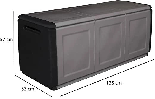 BAULE MULTIUSO IN POLIPROPILENE 138 X 53 X H57 CM 330 LITRI