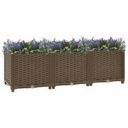 Letto rialzato 120x40x38 cm in polipropilene 316517