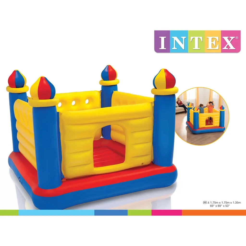 INTEX Buttafuori Gonfiabile per Bambini Jump-O-Lene Castello in PVC 3202843
