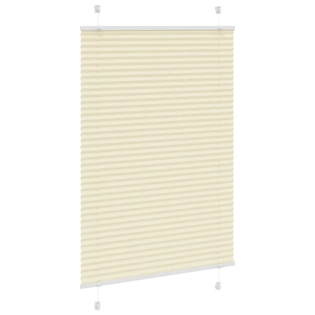 Tenda Plissettata Crema 95x100 cm Larghezza Tessuto 94,4 cm 4015278