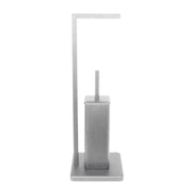 Set di 4 Piantena Portarotolo Musa Acciaio Con Scopino Wc