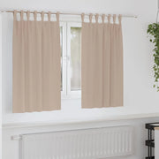 Tende Blackout con Anelli 2 pcs Talpa 140 x 140 cm Poliestere 4107548