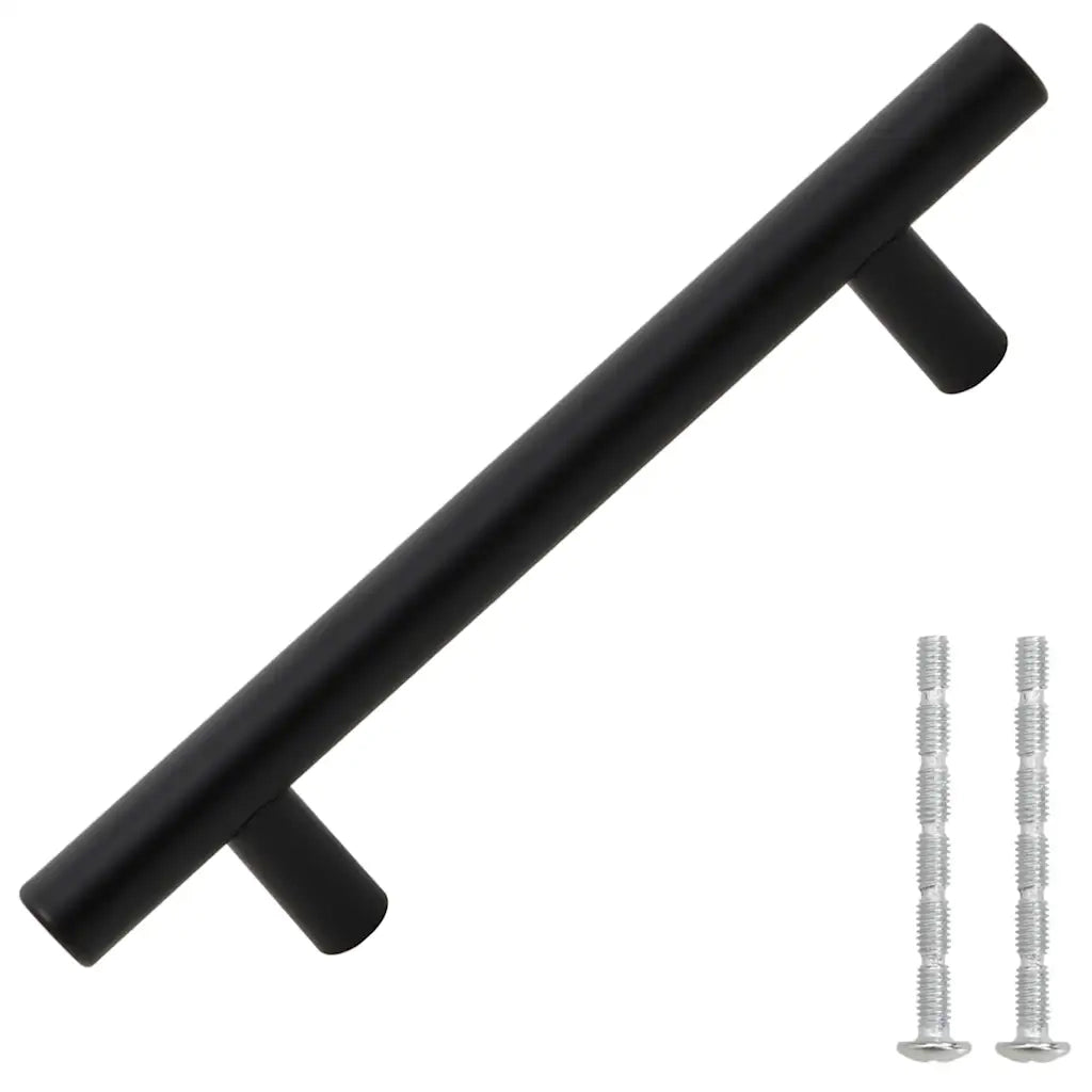 Maniglie per Mobili 10 pz Nere 96mm in Acciaio Inox CFW6335264