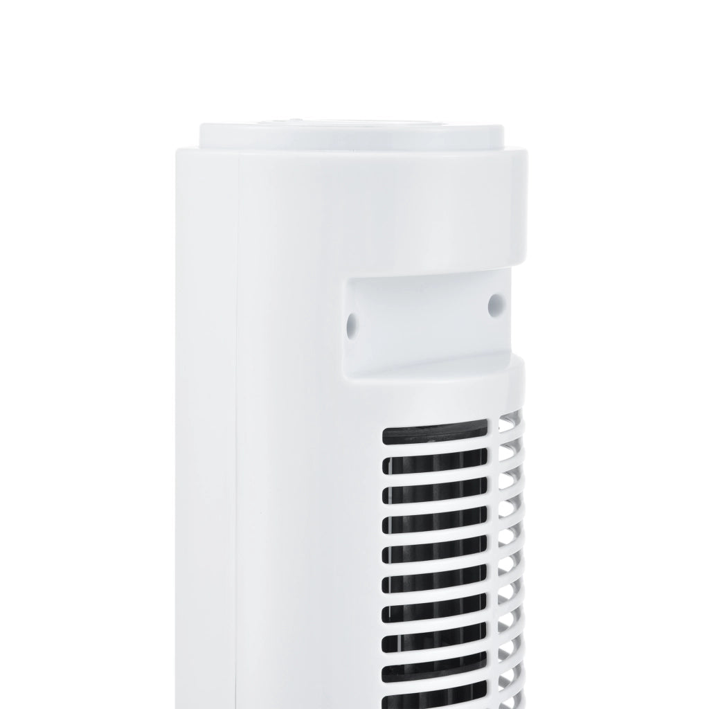 Ventilatore a Torre 73 cm Silenzioso con 3 Velocitá e Modalitá Oscillante Motore da 50W - Bianco