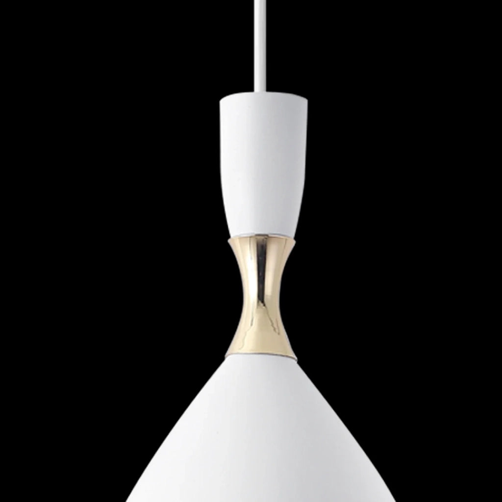 LÚZETE - LAMPADA DA SOFFITTO BIANCO/DORATO BRICE