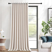 Tendina oscurante beige 300 x 240 cm divisa per stanze camera da letto e soggiorno isolante termico.