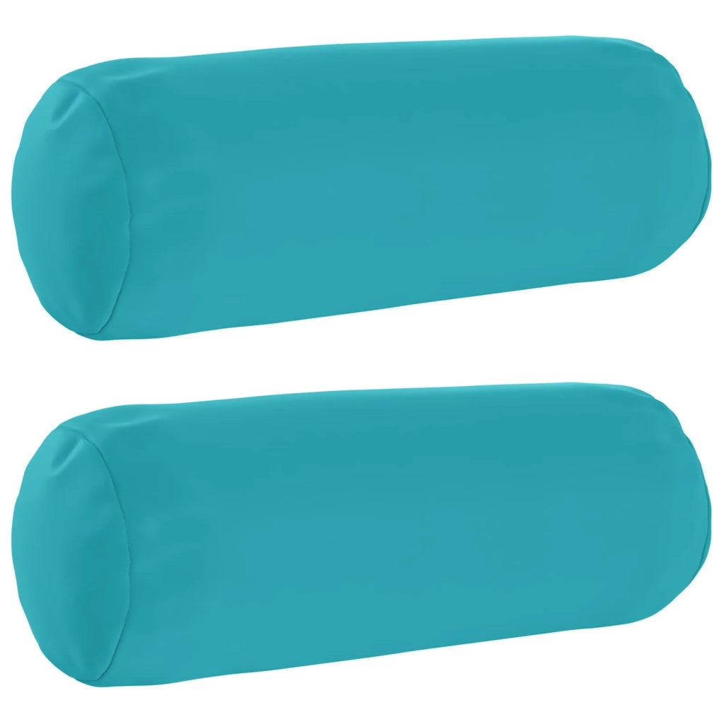 Federa 2 pcs HEERLEN Turchese Ø 15 x 40 cm Poliestere 923341